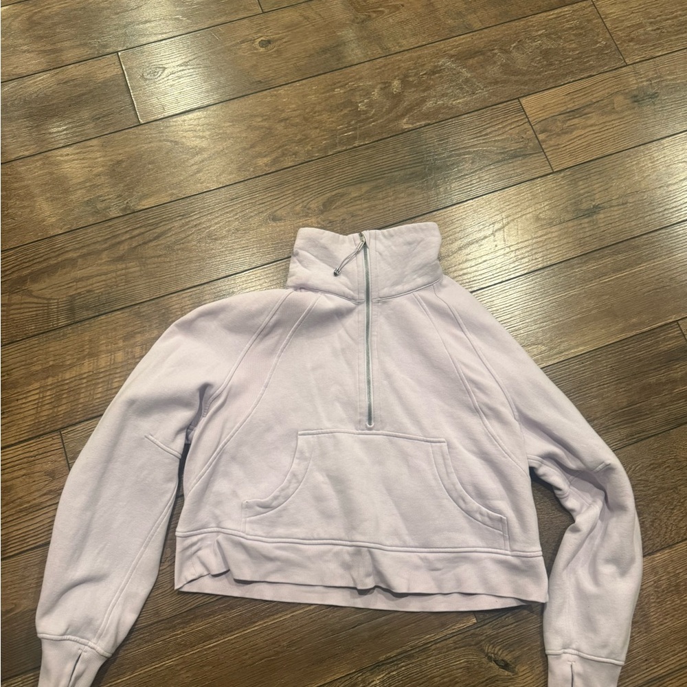 Women's Lavender Cropped Sweatshirt